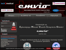 Tablet Screenshot of emvio.hu